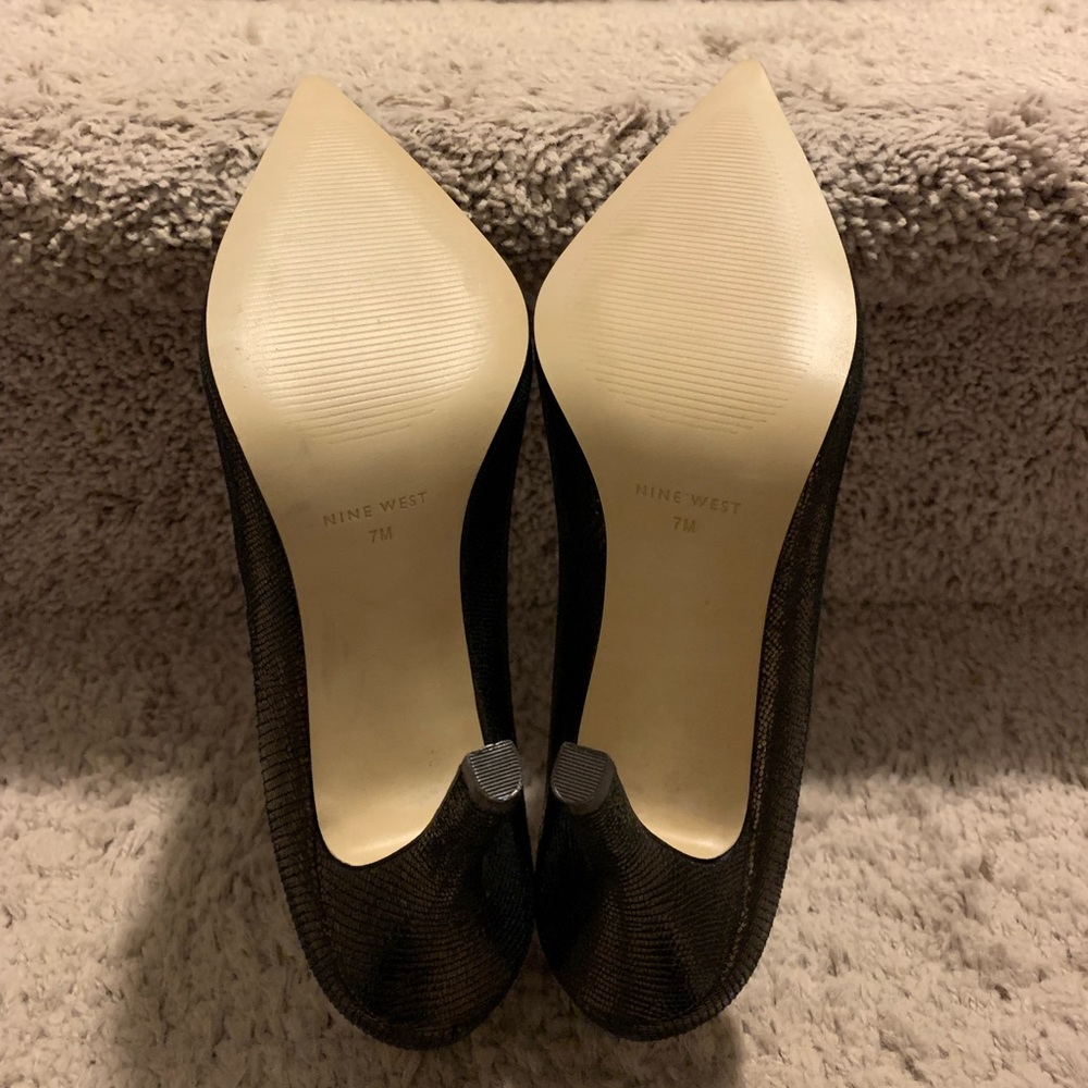 Nine West - Metallic Heels - Picture 6 of 6